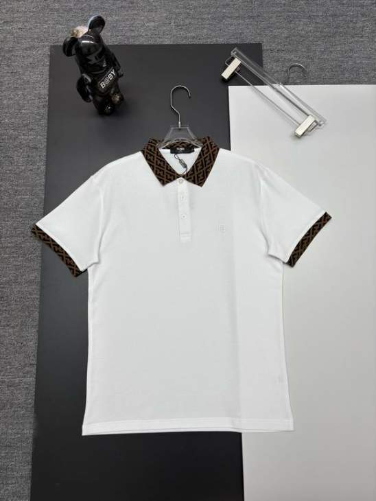 Picture of Fendi Polo Shirts Short _SKUFendiM-3XLaztxC15628118